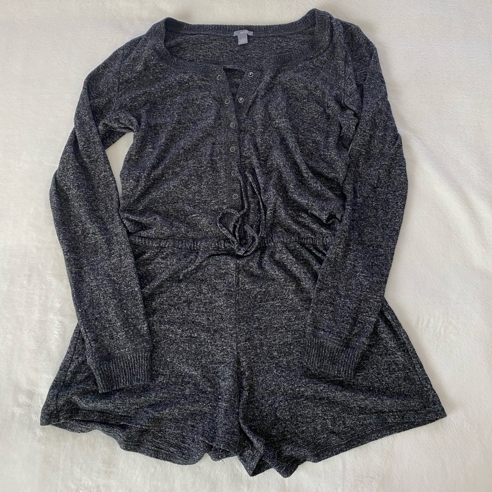 Dark gray aerie romper